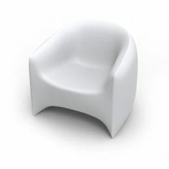 Vondom BLOW Lounge Sessel - 79x90x76 Cm - Eis + RGB LED + Akku