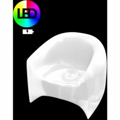Vondom BLOW Lounge Sessel - 79x90x76 Cm - Eis + RGB LED + Akku -qeeboo shop unnamed file 4555