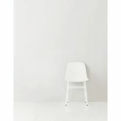 Normann Copenhagen Form Steel Stuhl - H 80 X B 48 X T 52 Cm - White -qeeboo shop unnamed file 46