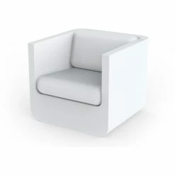 Vondom ULM Lounge Sessel - 82x82x73 Cm - Weiß