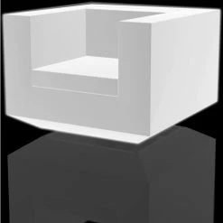 Vondom VELA Lounge Sessel - 100x100x72 Cm - Eis + Weißem LED -qeeboo shop unnamed file 4664