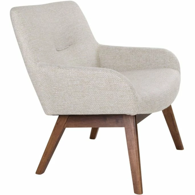 House Nordic London Lounge Sessel - 65x63x73 cm - sand - mit Walnuss-Beinen House Nordic London Lounge Sessel - 65x63x73 Cm - Sand - Mit Walnuss-Beinen -qeeboo shop unnamed file 4673