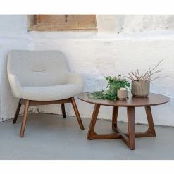 House Nordic London Lounge Sessel - 65x63x73 Cm - Sand - Mit Walnuss-Beinen 4 House Nordic London Lounge Sessel - 65x63x73 Cm - Sand - Mit Walnuss-Beinen -qeeboo shop unnamed file 4675