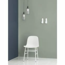 Normann Copenhagen Form Steel Stuhl - H 80 X B 48 X T 52 Cm - White -qeeboo shop unnamed file 47