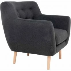 House Nordic Monte Sessel Mit Armlehnen - 76x81x79 Cm - Dunkelgrau 2 House Nordic Monte Sessel Mit Armlehnen - 76x81x79 Cm - Dunkelgrau -qeeboo shop unnamed file 4714