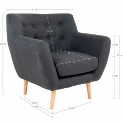 House Nordic Monte Sessel Mit Armlehnen - 76x81x79 Cm - Dunkelgrau 4 House Nordic Monte Sessel Mit Armlehnen - 76x81x79 Cm - Dunkelgrau -qeeboo shop unnamed file 4716