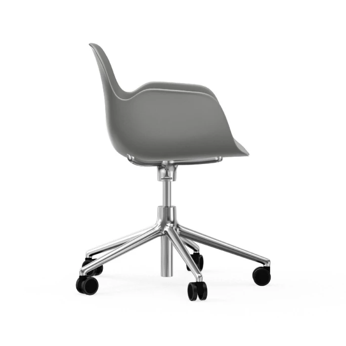 Normann Copenhagen Form Armchair Swivel Bürostuhl mit Rollen - Höhe 86 cm x Ø 72,5 cm - Sitzhöhe 37-50 cm - Grey Normann Copenhagen Form Armchair Swivel Bürostuhl Mit Rollen - Höhe 86 Cm X Ø 72,5 Cm - Sitzhöhe 37-50 Cm - Grey -qeeboo shop unnamed file 4743