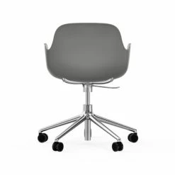 Normann Copenhagen Form Armchair Swivel Bürostuhl Mit Rollen - Höhe 86 Cm X Ø 72,5 Cm - Sitzhöhe 37-50 Cm - Grey 3 Normann Copenhagen Form Armchair Swivel Bürostuhl Mit Rollen - Höhe 86 Cm X Ø 72,5 Cm - Sitzhöhe 37-50 Cm - Grey -qeeboo shop unnamed file 4744