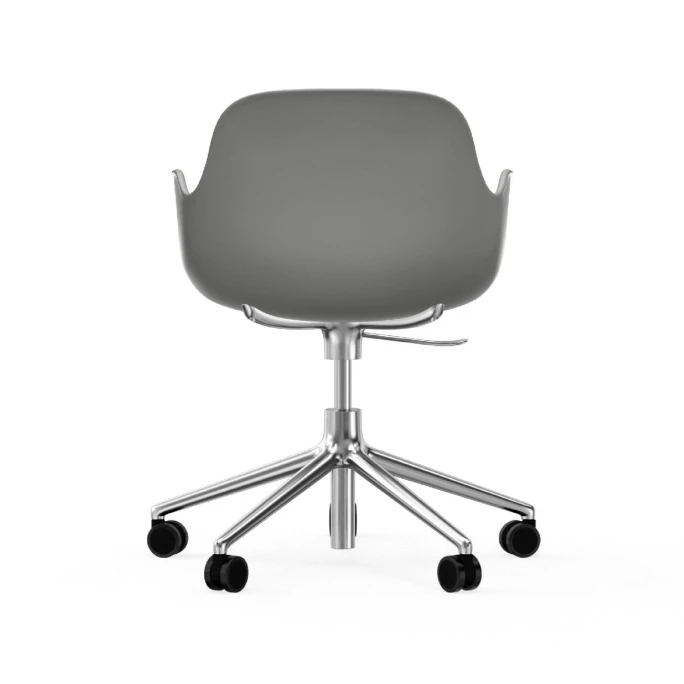 Normann Copenhagen Form Armchair Swivel Bürostuhl mit Rollen - Höhe 86 cm x Ø 72,5 cm - Sitzhöhe 37-50 cm - Grey Normann Copenhagen Form Armchair Swivel Bürostuhl Mit Rollen - Höhe 86 Cm X Ø 72,5 Cm - Sitzhöhe 37-50 Cm - Grey -qeeboo shop unnamed file 4744