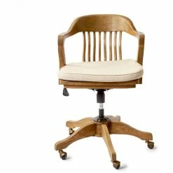 Riviera Maison Rivièra Maison Boston Schreibtischstuhl - 60x68x93 Cm - Oak