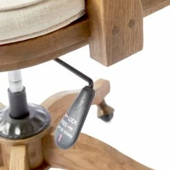 Riviera Maison Rivièra Maison Boston Schreibtischstuhl - 60x68x93 Cm - Oak -qeeboo shop unnamed file 4751