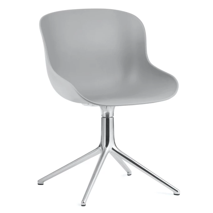 Normann Copenhagen Hyg Drehsessel - H 84 x L 54 x D 55,5 cm - Sitzhöhe 46 cm - Grey Normann Copenhagen Hyg Drehsessel - H 84 X L 54 X D 55,5 Cm - Sitzhöhe 46 Cm - Grey -qeeboo shop unnamed file 4756