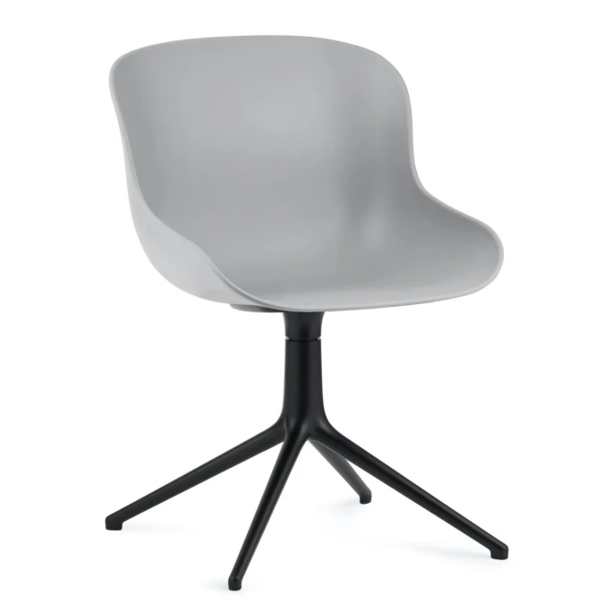 Normann Copenhagen Hyg Drehsessel - H 84 x L 54 x D 55,5 cm - Sitzhöhe 46 cm - Grey Normann Copenhagen Hyg Drehsessel - H 84 X L 54 X D 55,5 Cm - Sitzhöhe 46 Cm - Grey -qeeboo shop unnamed file 4776