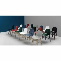 Normann Copenhagen Form Steel Stuhl - H 80 X B 48 X T 52 Cm - White -qeeboo shop unnamed file 48