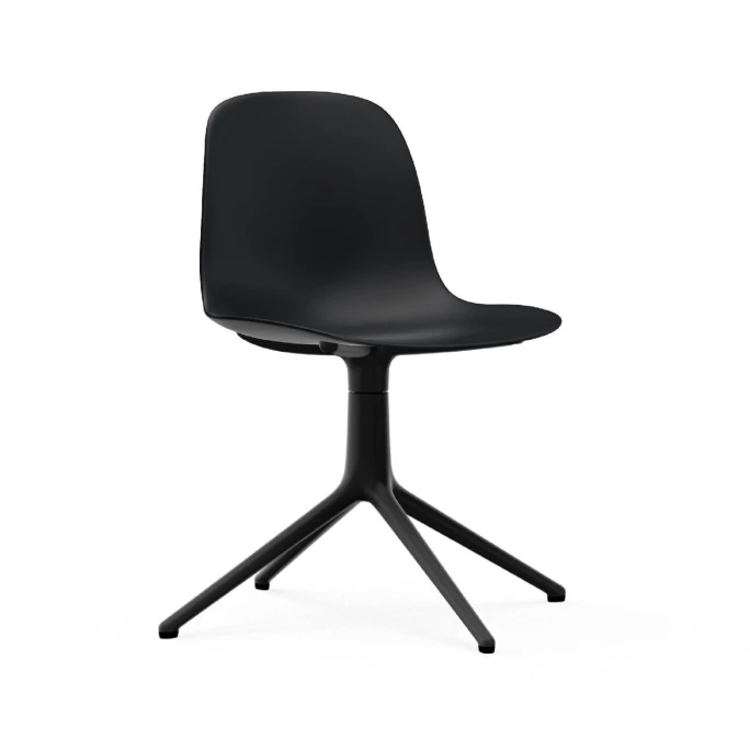 Normann Copenhagen Form Chair Black Swivel Bürostuhl - Höhe 80 cm x Ø 70,5 cm - Sitzhöhe 44 cm - Black Normann Copenhagen Form Chair Black Swivel Bürostuhl - Höhe 80 Cm X Ø 70,5 Cm - Sitzhöhe 44 Cm - Black -qeeboo shop unnamed file 4850