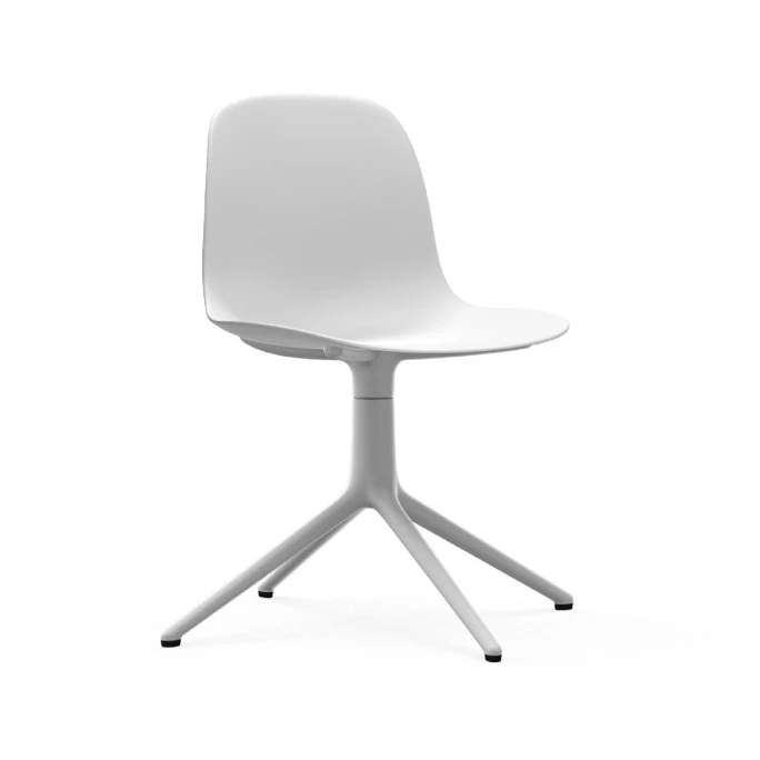 Normann Copenhagen Form Chair White Swivel Bürostuhl - Höhe 80 cm x Ø 70,5 cm - Sitzhöhe 44 cm - White Normann Copenhagen Form Chair White Swivel Bürostuhl - Höhe 80 Cm X Ø 70,5 Cm - Sitzhöhe 44 Cm - White -qeeboo shop unnamed file 4866