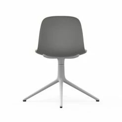 Normann Copenhagen Form Chair White Swivel Bürostuhl - Höhe 80 Cm X Ø 70,5 Cm - Sitzhöhe 44 Cm - Grey -qeeboo shop unnamed file 4873