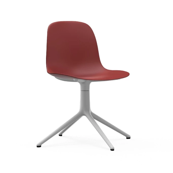 Normann Copenhagen Form Chair White Swivel Bürostuhl - Höhe 80 cm x Ø 70,5 cm - Sitzhöhe 44 cm - Red Normann Copenhagen Form Chair White Swivel Bürostuhl - Höhe 80 Cm X Ø 70,5 Cm - Sitzhöhe 44 Cm - Red -qeeboo shop unnamed file 4886