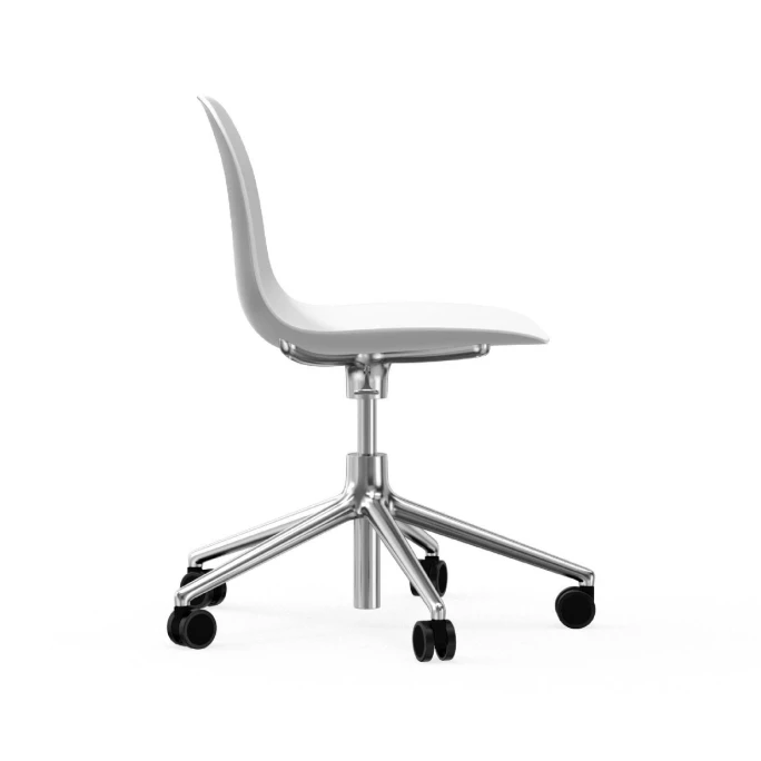 Normann Copenhagen Form Swivel Bürostuhl mit Rollen - Höhe 86 cm x Ø 72,5 cm - Sitzhöhe 37-50 cm - White Normann Copenhagen Form Swivel Bürostuhl Mit Rollen - Höhe 86 Cm X Ø 72,5 Cm - Sitzhöhe 37-50 Cm - White -qeeboo shop unnamed file 4892