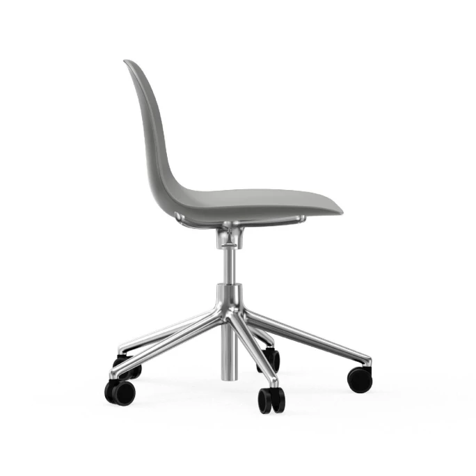 Normann Copenhagen Form Swivel Bürostuhl mit Rollen - Höhe 86 cm x Ø 72,5 cm - Sitzhöhe 37-50 cm - Grey Normann Copenhagen Form Swivel Bürostuhl Mit Rollen - Höhe 86 Cm X Ø 72,5 Cm - Sitzhöhe 37-50 Cm - Grey -qeeboo shop unnamed file 4896