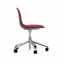Normann Copenhagen Form Swivel Bürostuhl Mit Rollen - Höhe 86 Cm X Ø 72,5 Cm - Sitzhöhe 37-50 Cm - Red -qeeboo shop unnamed file 4908