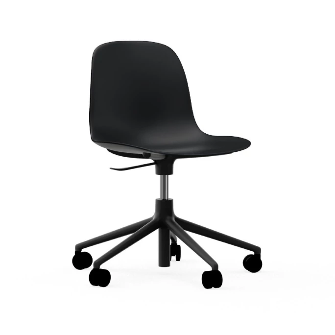 Normann Copenhagen Form Black Swivel Bürostuhl mit Rollen - Höhe 86 cm x Ø 72,5 cm - Sitzhöhe 37-50 cm - Black Normann Copenhagen Form Black Swivel Bürostuhl Mit Rollen - Höhe 86 Cm X Ø 72,5 Cm - Sitzhöhe 37-50 Cm - Black -qeeboo shop unnamed file 4918