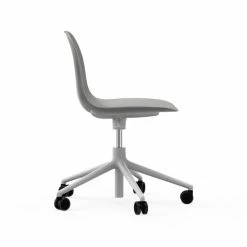 Normann Copenhagen Form White Swivel Bürostuhl Mit Rollen - Höhe 86 Cm X Ø 72,5 Cm - Sitzhöhe 37-50 Cm - Grey -qeeboo shop unnamed file 4940