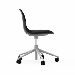 Normann Copenhagen Form White Swivel Bürostuhl Mit Rollen - Höhe 86 Cm X Ø 72,5 Cm - Sitzhöhe 37-50 Cm - Black -qeeboo shop unnamed file 4944
