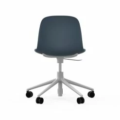 Normann Copenhagen Form White Swivel Bürostuhl Mit Rollen - Höhe 86 Cm X Ø 72,5 Cm - Sitzhöhe 37-50 Cm - Blue -qeeboo shop unnamed file 4949