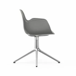 Normann Copenhagen Form Armchair Swivel Bürostuhl - Höhe 80 Cm X Ø 70,5 Cm - Sitzhöhe 44 Cm - Grey -qeeboo shop unnamed file 4956