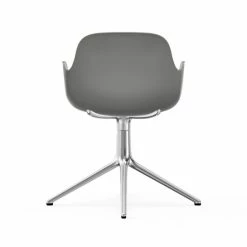 Normann Copenhagen Form Armchair Swivel Bürostuhl - Höhe 80 Cm X Ø 70,5 Cm - Sitzhöhe 44 Cm - Grey -qeeboo shop unnamed file 4957