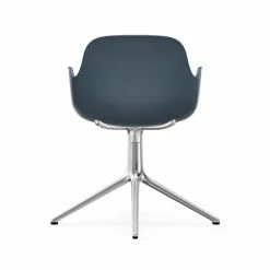 Normann Copenhagen Form Armchair Swivel Bürostuhl - Höhe 80 Cm X Ø 70,5 Cm - Sitzhöhe 44 Cm - Blue -qeeboo shop unnamed file 4965