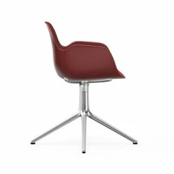 Normann Copenhagen Form Armchair Swivel Bürostuhl - Höhe 80 Cm X Ø 70,5 Cm - Sitzhöhe 44 Cm - Red -qeeboo shop unnamed file 4972