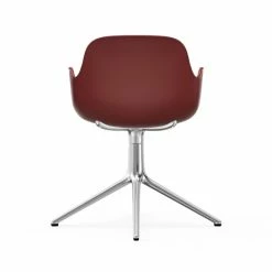 Normann Copenhagen Form Armchair Swivel Bürostuhl - Höhe 80 Cm X Ø 70,5 Cm - Sitzhöhe 44 Cm - Red -qeeboo shop unnamed file 4973