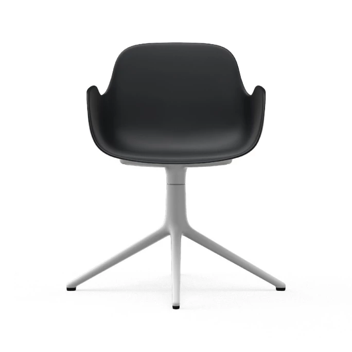Normann Copenhagen Form Armchair White Swivel Bürostuhl - Höhe 80 cm x Ø 70,5 cm - Sitzhöhe 44 cm - Black Normann Copenhagen Form Armchair White Swivel Bürostuhl - Höhe 80 Cm X Ø 70,5 Cm - Sitzhöhe 44 Cm - Black -qeeboo shop unnamed file 4979