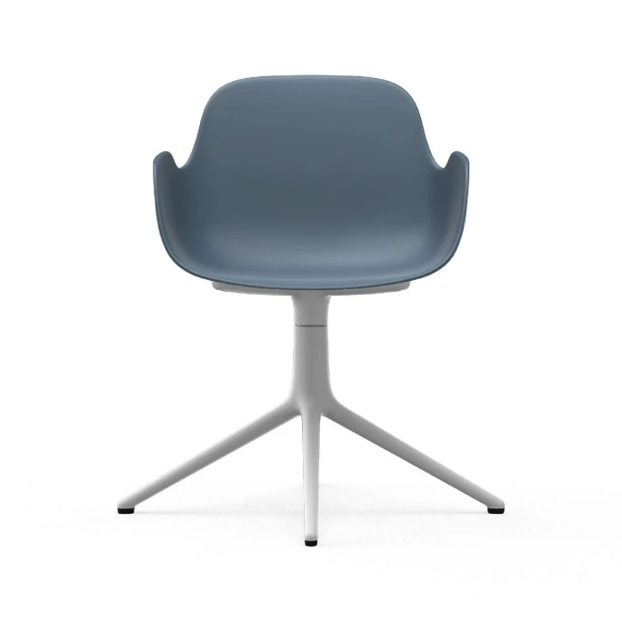 Normann Copenhagen Form Armchair White Swivel Bürostuhl - Höhe 80 cm x Ø 70,5 cm - Sitzhöhe 44 cm - Blue Normann Copenhagen Form Armchair White Swivel Bürostuhl - Höhe 80 Cm X Ø 70,5 Cm - Sitzhöhe 44 Cm - Blue -qeeboo shop unnamed file 4983