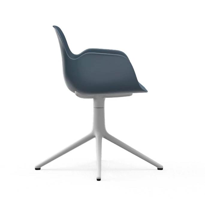 Normann Copenhagen Form Armchair White Swivel Bürostuhl - Höhe 80 cm x Ø 70,5 cm - Sitzhöhe 44 cm - Blue Normann Copenhagen Form Armchair White Swivel Bürostuhl - Höhe 80 Cm X Ø 70,5 Cm - Sitzhöhe 44 Cm - Blue -qeeboo shop unnamed file 4984