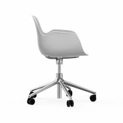 Normann Copenhagen Form Armchair Swivel Bürostuhl Mit Rollen - Höhe 86 Cm X Ø 72,5 Cm - Sitzhöhe 37-50 Cm - White -qeeboo shop unnamed file 4996