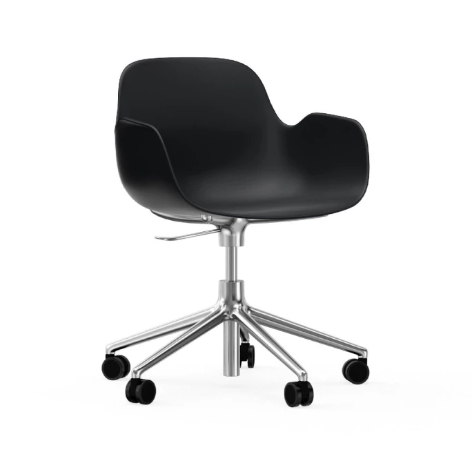 Normann Copenhagen Form Armchair Swivel Bürostuhl mit Rollen - Höhe 86 cm x Ø 72,5 cm - Sitzhöhe 37-50 cm - Black Normann Copenhagen Form Armchair Swivel Bürostuhl Mit Rollen - Höhe 86 Cm X Ø 72,5 Cm - Sitzhöhe 37-50 Cm - Black -qeeboo shop unnamed file 4998