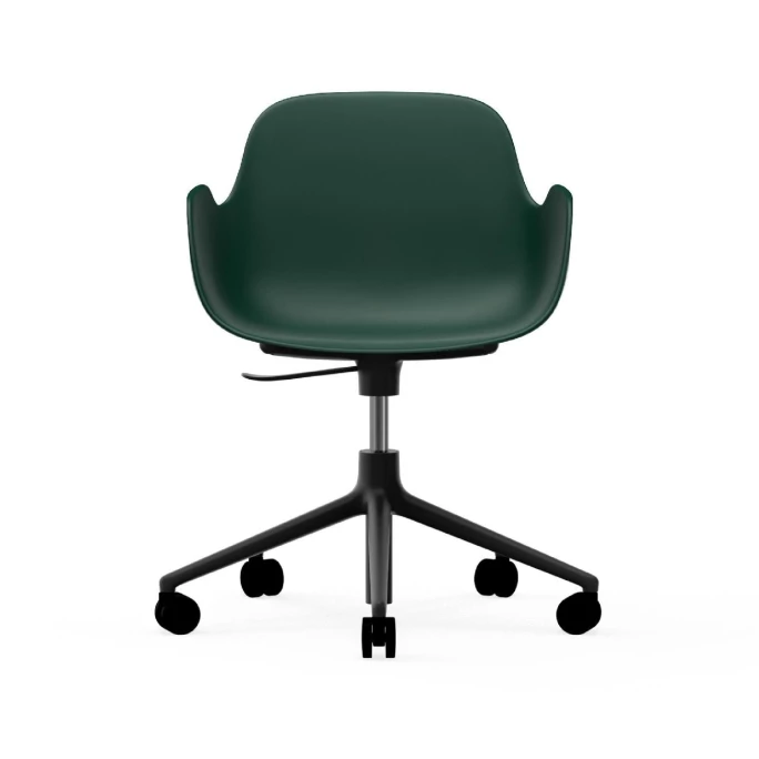 Normann Copenhagen Form Black Swivel Bürostuhl mit Rollen - Höhe 86 cm x Ø 72,5 cm - Sitzhöhe 37-50 cm - Green Normann Copenhagen Form Black Swivel Bürostuhl Mit Rollen - Höhe 86 Cm X Ø 72,5 Cm - Sitzhöhe 37-50 Cm - Green -qeeboo shop unnamed file 5027