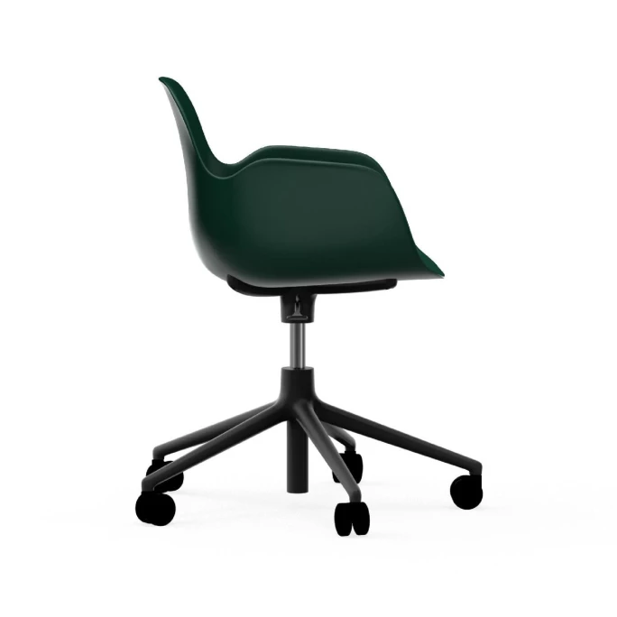 Normann Copenhagen Form Black Swivel Bürostuhl mit Rollen - Höhe 86 cm x Ø 72,5 cm - Sitzhöhe 37-50 cm - Green Normann Copenhagen Form Black Swivel Bürostuhl Mit Rollen - Höhe 86 Cm X Ø 72,5 Cm - Sitzhöhe 37-50 Cm - Green -qeeboo shop unnamed file 5028