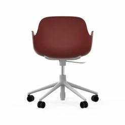 Normann Copenhagen Form White Swivel Bürostuhl Mit Rollen - Höhe 86 Cm X Ø 72,5 Cm - Sitzhöhe 37-50 Cm - Red 3 Normann Copenhagen Form White Swivel Bürostuhl Mit Rollen - Höhe 86 Cm X Ø 72,5 Cm - Sitzhöhe 37-50 Cm - Red -qeeboo shop unnamed file 5053