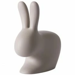 Qeeboo Rabbit Chair Baby Stuhl - 45,3 X 26,2 X 52,7 Cm - Dove Grey