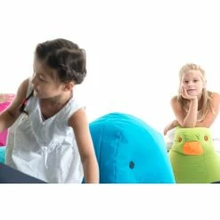 Sitting Bull Happy Zoo Carl Kinder-Sitzsack - 71x53x47 Cm - Hellblau -qeeboo shop unnamed file 5142