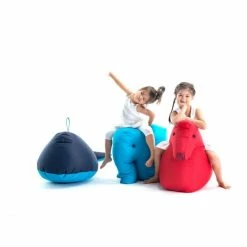 Sitting Bull Happy Zoo Lotte Kinder-Sitzsack - 81x67x37 Cm - Rot -qeeboo shop unnamed file 5161