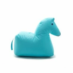 Sitting Bull Happy Zoo Lotte Kinder-Sitzsack - 81x67x37 Cm - Hellblau