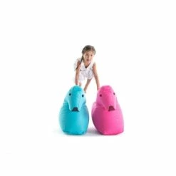 Sitting Bull Happy Zoo Lotte Kinder-Sitzsack - 81x67x37 Cm - Hellblau -qeeboo shop unnamed file 5166