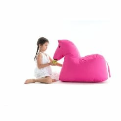 Sitting Bull Happy Zoo Lotte Kinder-Sitzsack - 81x67x37 Cm - Pink -qeeboo shop unnamed file 5172