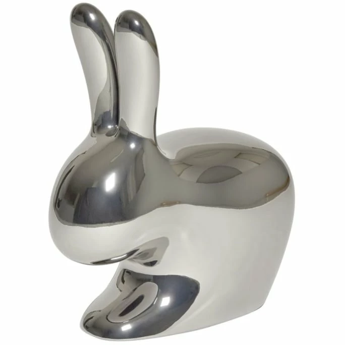 qeeboo Rabbit Chair Metall Finish Stuhl - 68,8 x 39,5 x 80 cm - silver Qeeboo Rabbit Chair Metall Finish Stuhl - 68,8 X 39,5 X 80 Cm - Silver -qeeboo shop unnamed file 5180
