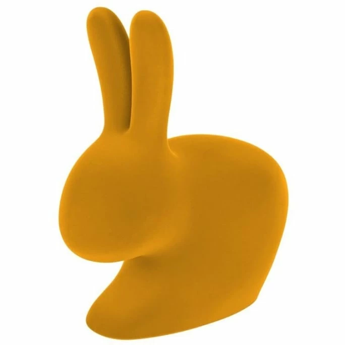 qeeboo Rabbit Chair Baby Velvet Finish Stuhl - 45,3 x 26,2 x 52,7 cm - dark gold Qeeboo Rabbit Chair Baby Velvet Finish Stuhl - 45,3 X 26,2 X 52,7 Cm - Dark Gold -qeeboo shop unnamed file 5195